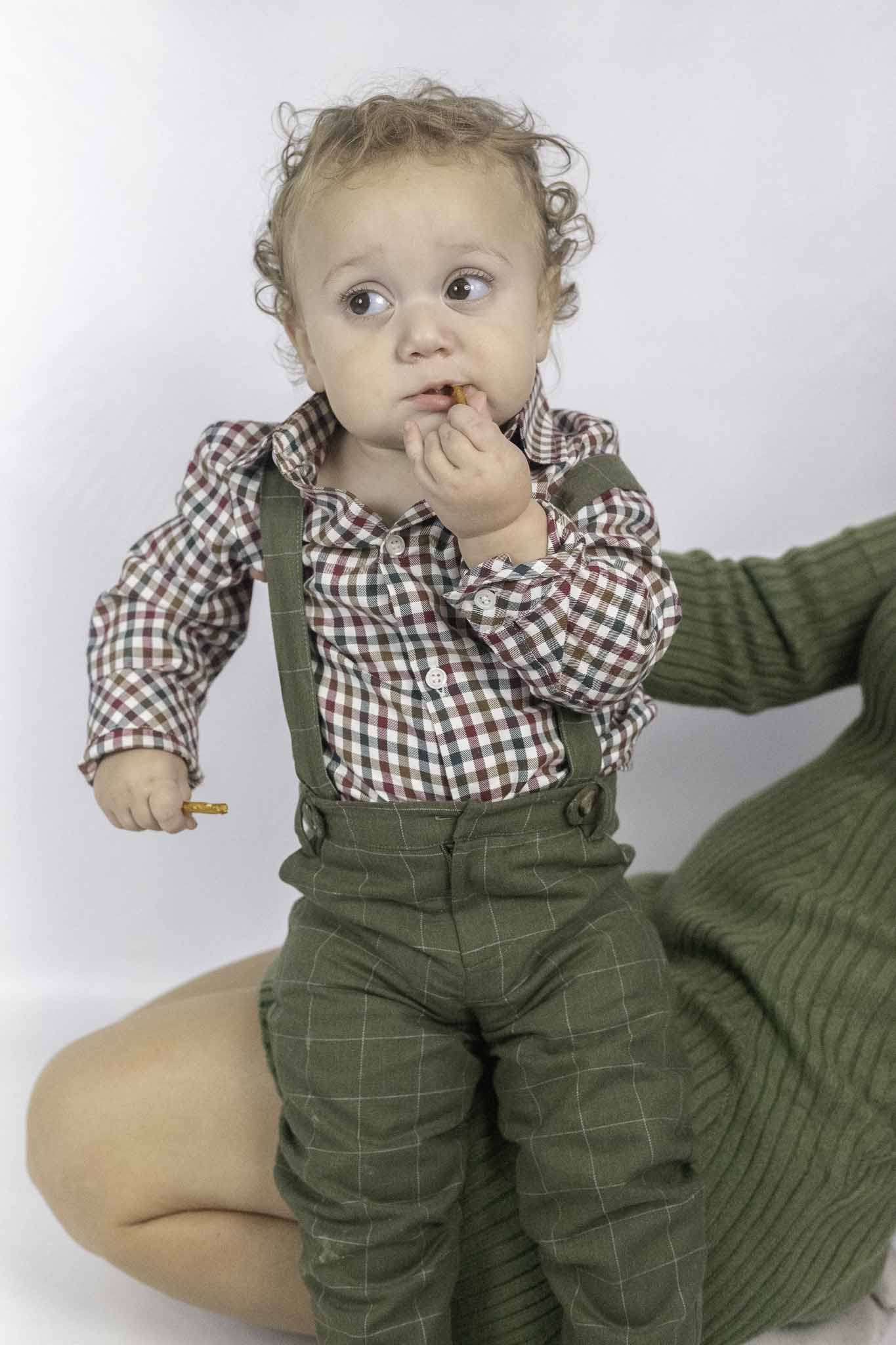 Kidiwi Bertrand Checks Trousers