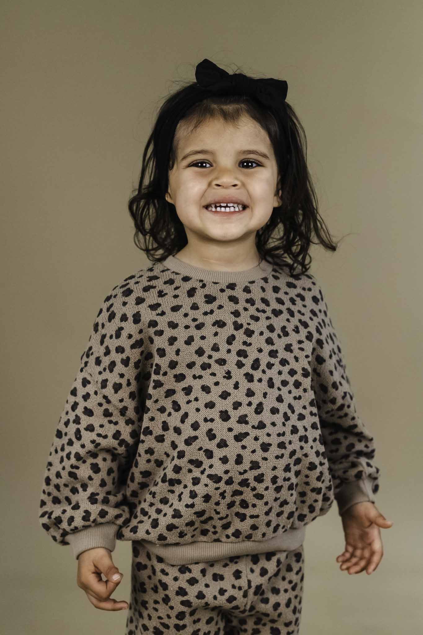 Play Up Leopard Jersey Pullover