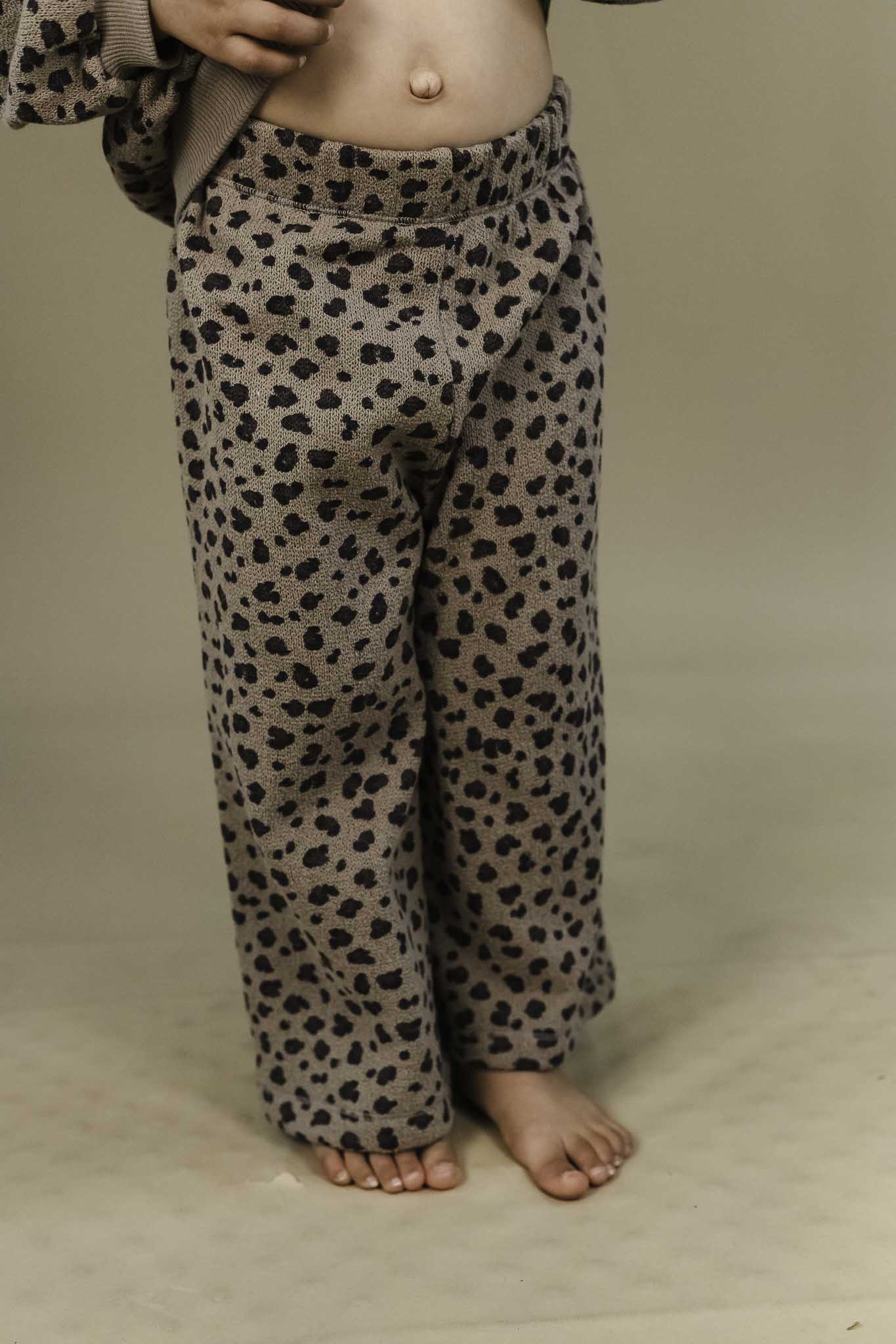 Play Up Leopard Printed Jersey Pants