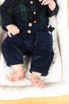 Snug Navy Corduroy Trousers