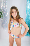 Molo Nice Painted Dots Two Piece Bathing Suit