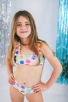 Molo Nice Painted Dots Two Piece Bathing Suit