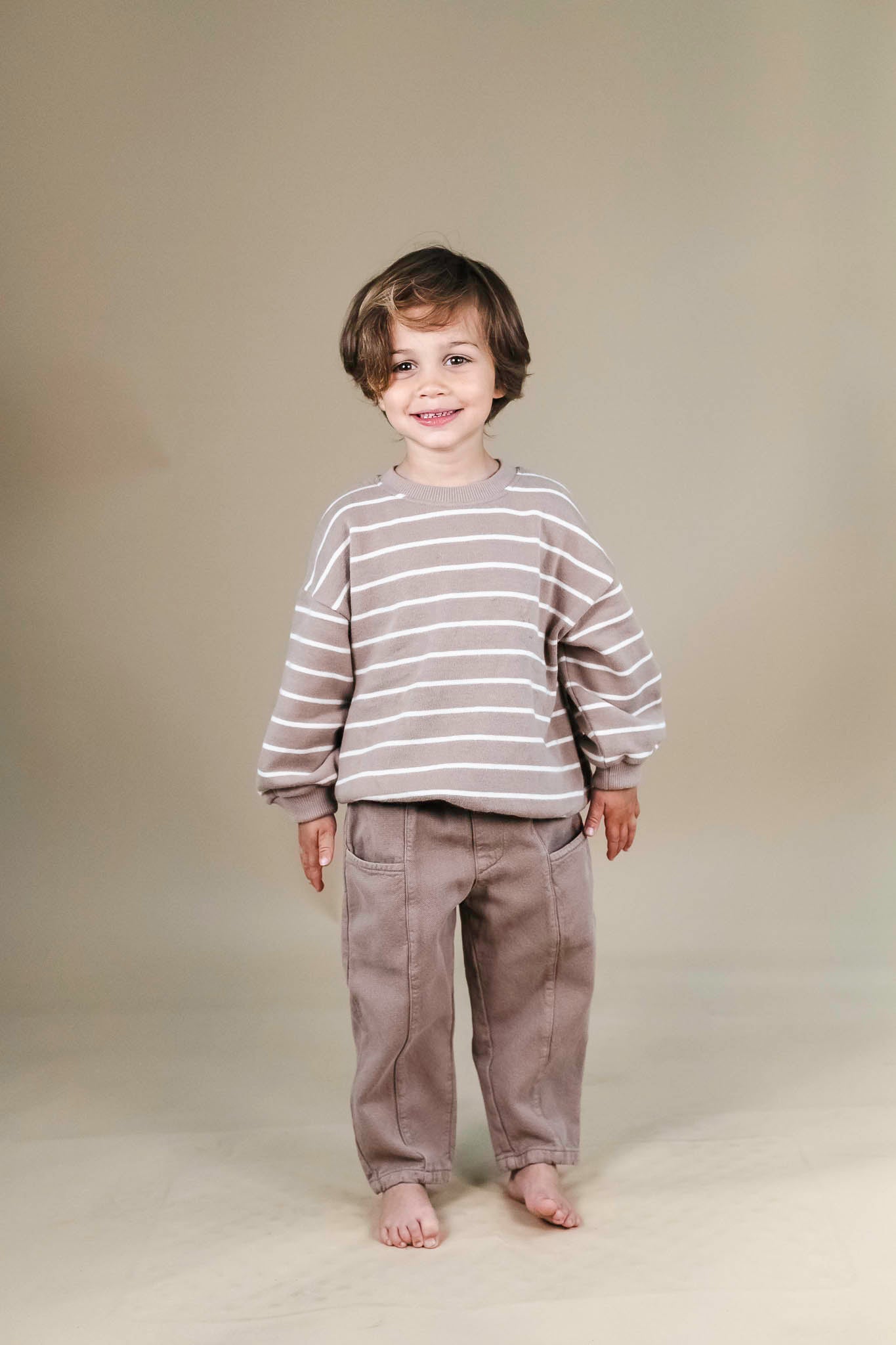 Play Up Striped Jersey Sweater