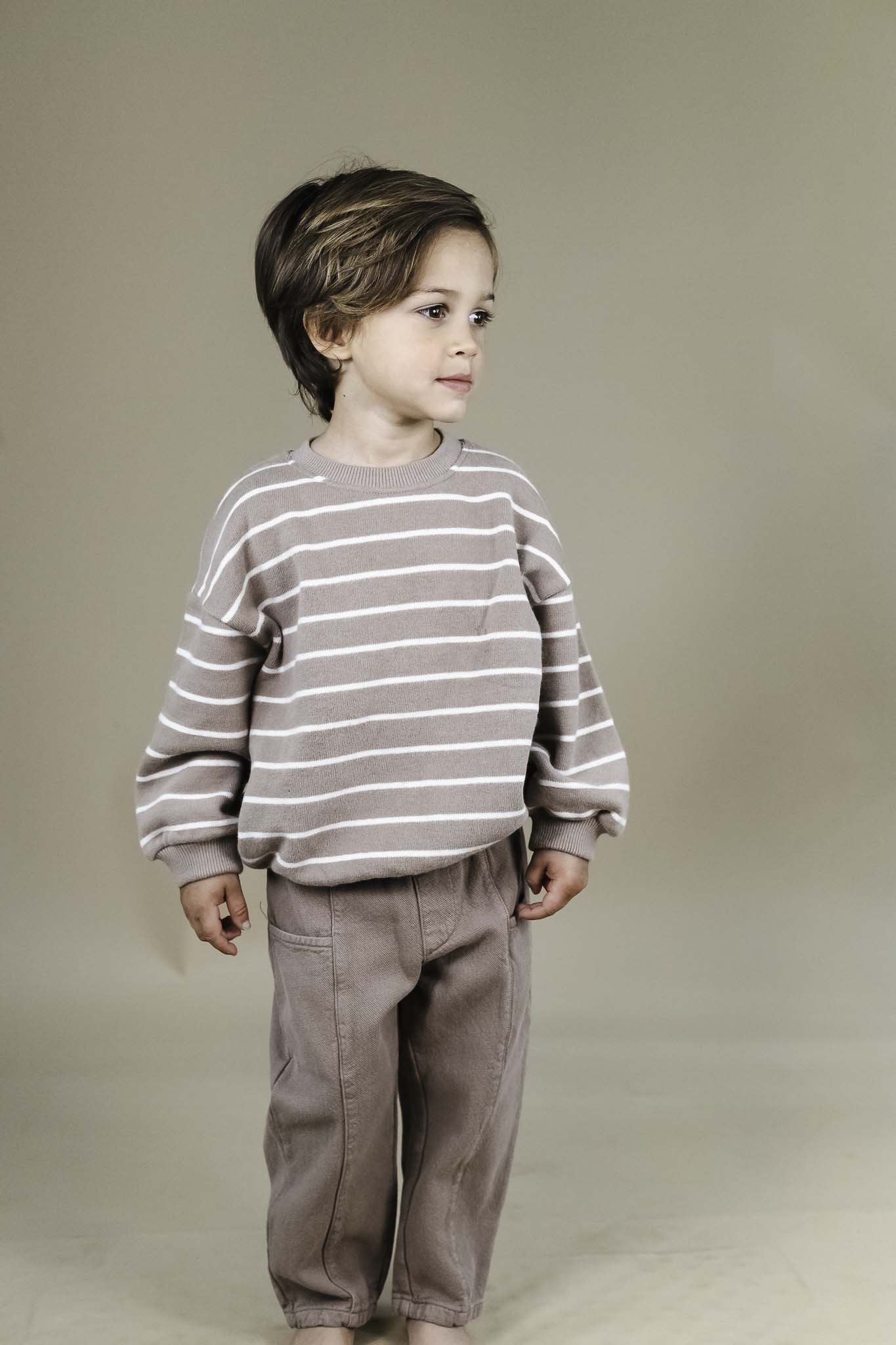 Play Up Striped Jersey Sweater