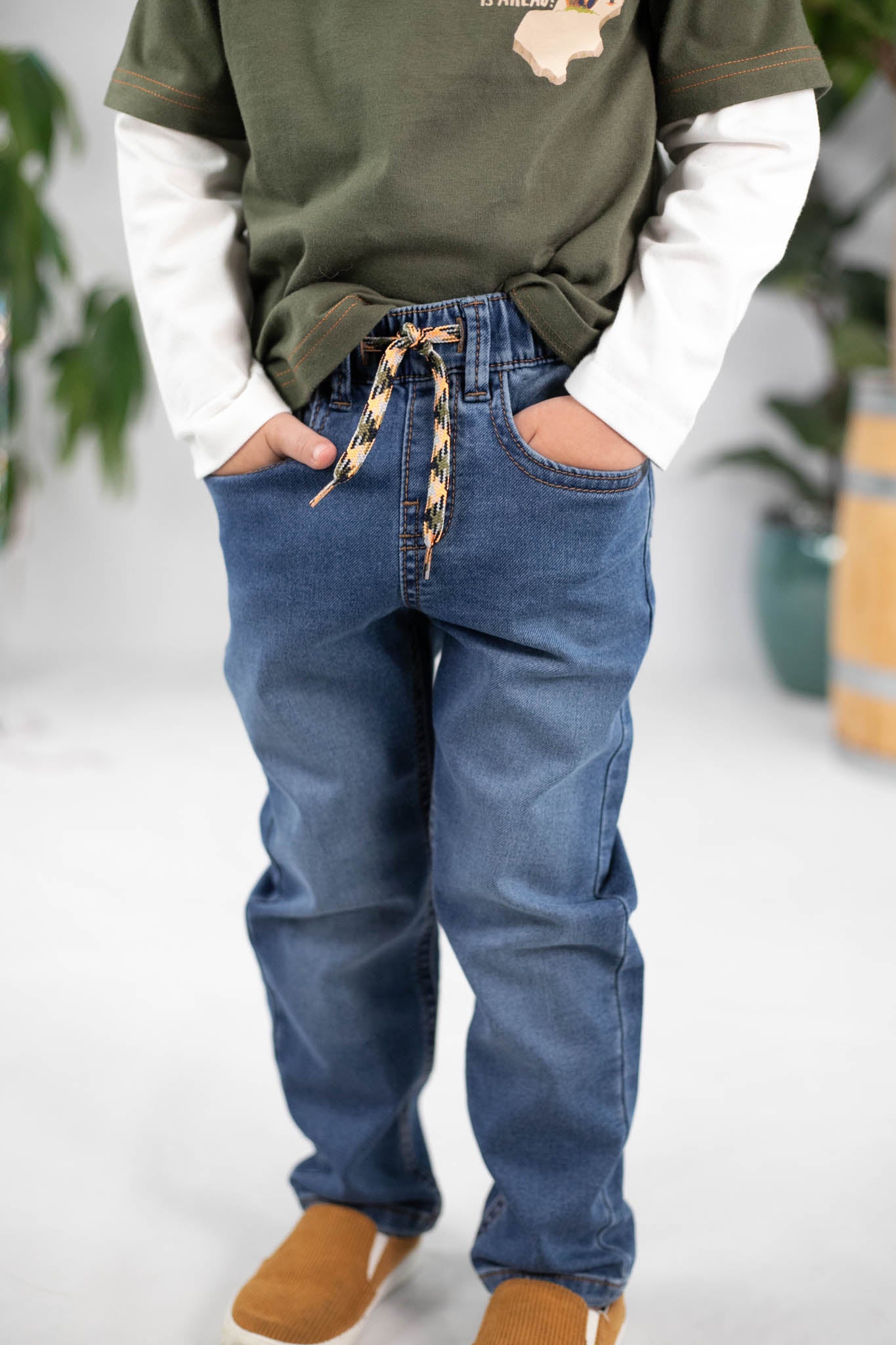 Soft Denim Jogger Pants (Toddler Boy) – Bowfish Kids