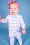 Huxbaby Rainbow Stripe Rib Legging