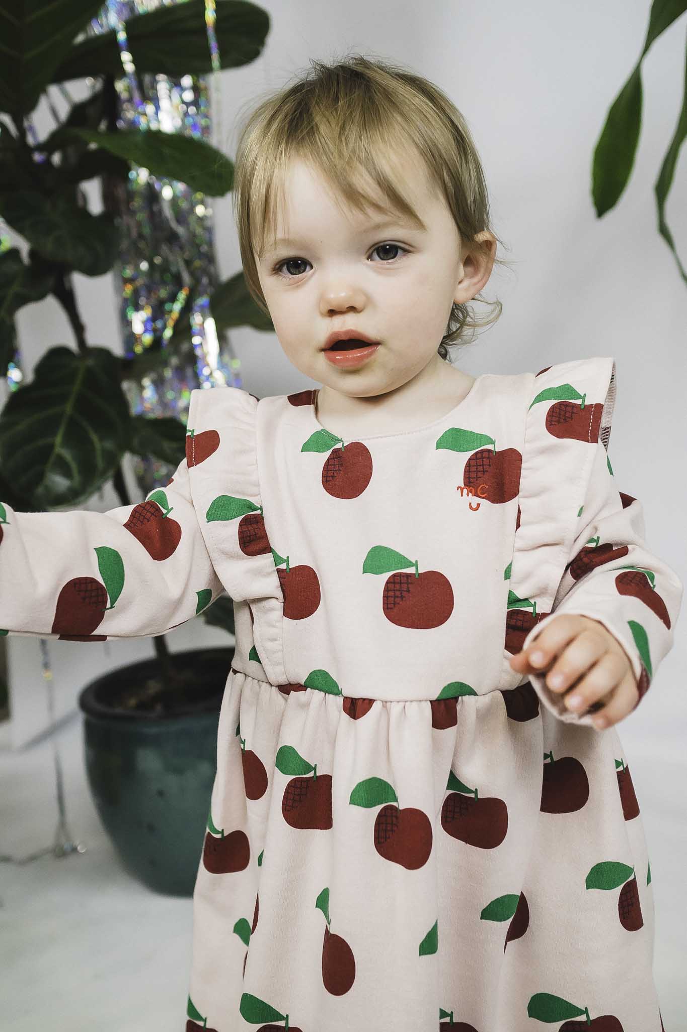 Recycled Cotton Apple Dress (Toddler Girl) Recycled Cotton Apple Dress (Toddler Girl)