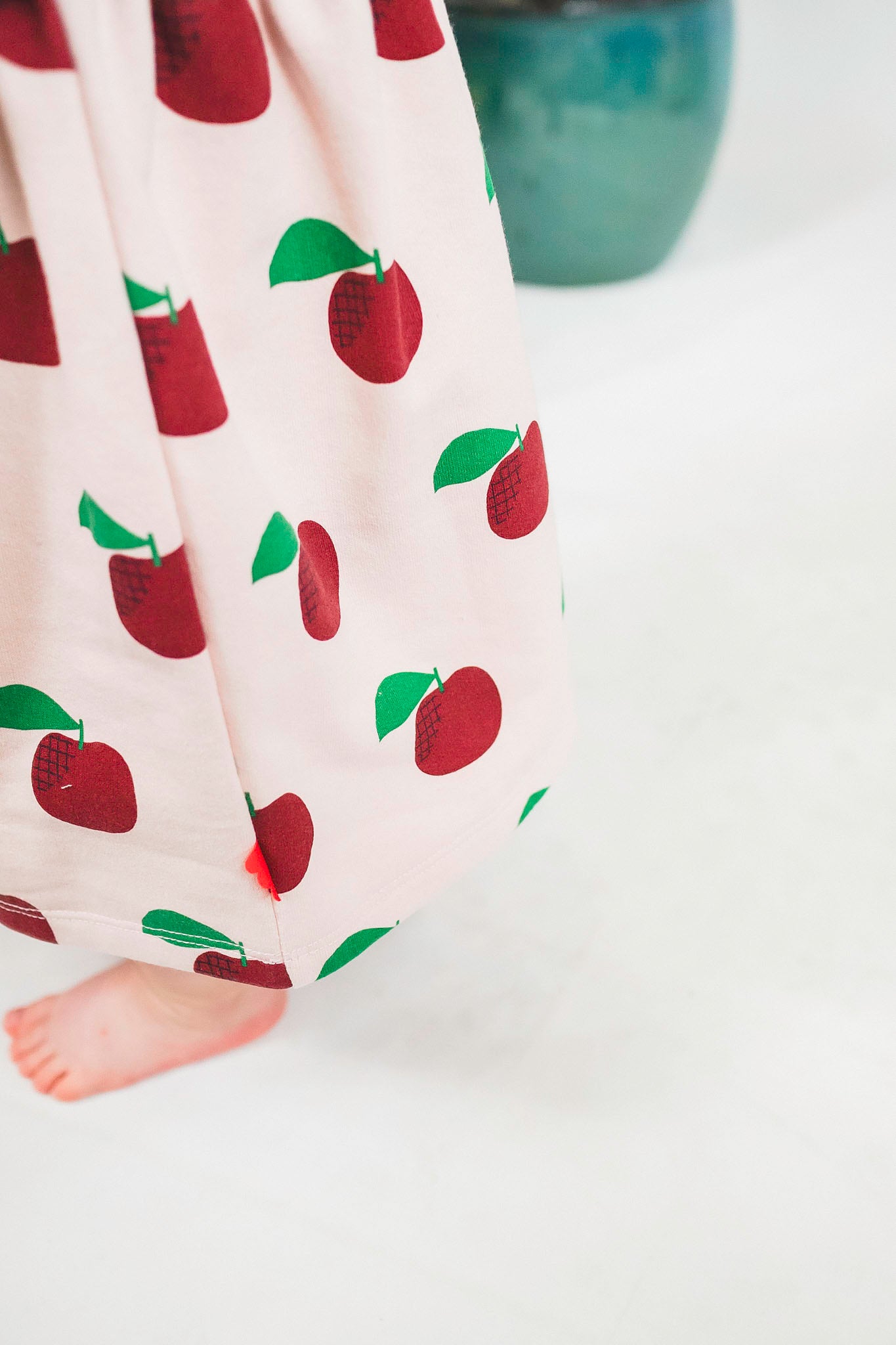 Recycled Cotton Apple Dress (Toddler Girl) Recycled Cotton Apple Dress (Toddler Girl)