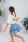 Molo Summer Wash Indigo Bonita Skirt
