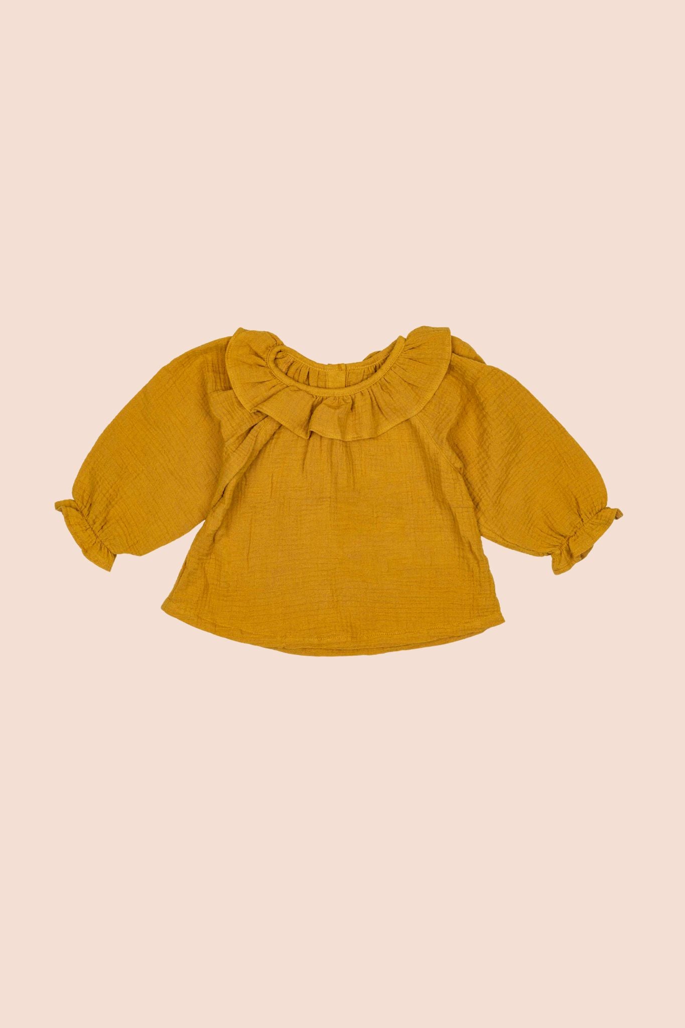Wild Wawa Sunflower Ruffle Blouse