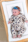 Mayoral Newborn Tapioca Cheetah Knit Set