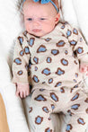 Mayoral Newborn Tapioca Cheetah Knit Set