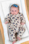 Mayoral Newborn Tapioca Cheetah Knit Set