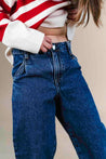 Mayoral Wide Leg Denim Pants