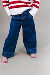 Mayoral Wide Leg Denim Pants