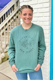 Comfort Colors Spruce Printed Long Sleeve (Adult Unisex)
