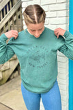 Comfort Colors Spruce Printed Long Sleeve (Adult Unisex)