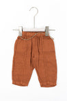 Play Up Burnt Linen Trousers