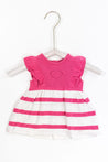 Mayoral Newborn Pointel Pink Stripe Dress