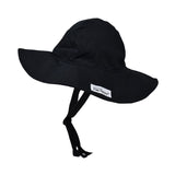 UPF50+ Black Floppy Hat