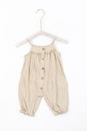 Play Up Cream Jersey Jumpsuit