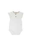 Tiny Soul White Bodysuit with Buttons