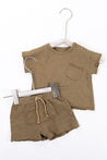 Play Up Olive Flame Jersey Shorts