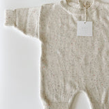 Oat Co Sprinkle Knit Playsuit (Baby Girl)