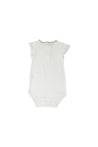 Tiny Soul White Bodysuit with Buttons