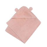 Organic Cotton Pink Hooded Towel