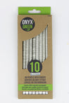 Onyx + Green Recycled Newspaper Pencils