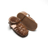 Consciously Baby Hazelnut Leather Indie Sandal Hard Sole