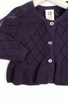 Musli Dark Lilac Knit Frill Cardigan