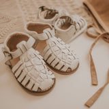Consciously Baby Cotton Leather Indie Sandal Hard Sole