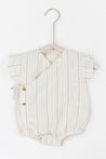 Snug Organic Stripe Linen Kimono Bubble