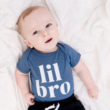 Lil bro Indigo Onesie (Baby Boy)
