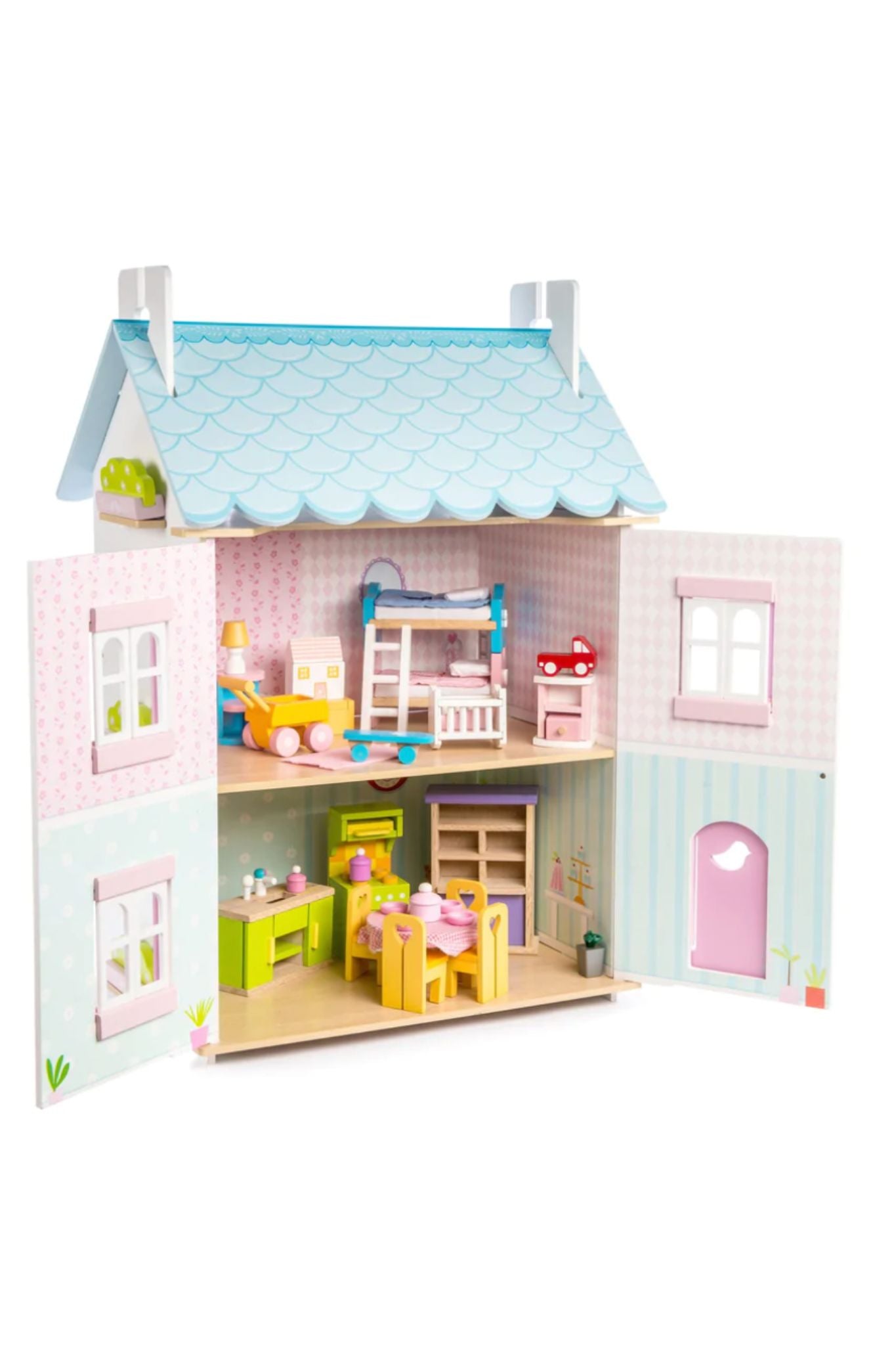 Le Toy Van Blue Bird Cottage & Furniture