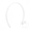 White Add-A-Bow Hard Headband Wee Ones