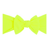 Nylon Knot Headband Neon Safety Yellow Baby Bling