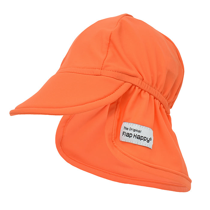 UPF50+ Orange Swim Flap Hat (Baby + Toddler Unisex)