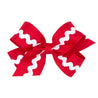 RED King Ric Rac Bow