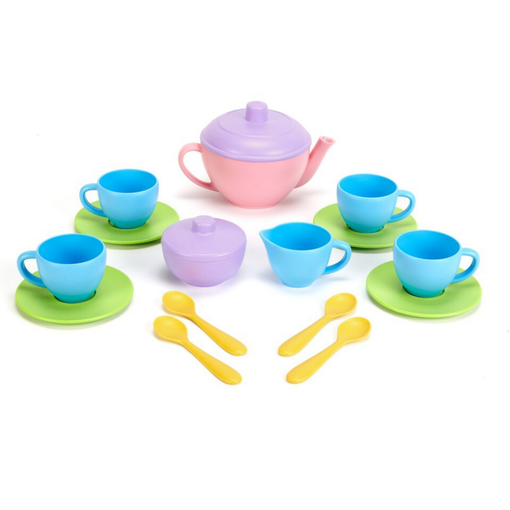 Green Toys pink tea set