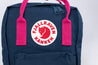 Kanken Royal Blue-Flamingo Pink Mini Backpack