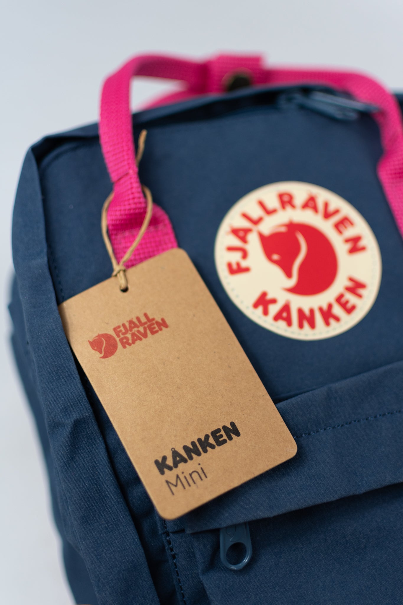 elf St wandelen Kanken Royal Blue-Flamingo Pink Mini Backpack – Bowfish Kids